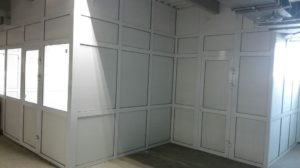 Глухая алюминиевая перегородка GFTD513